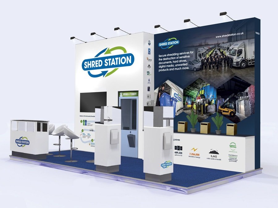 Shred Station Facilities Exhibition Mock-up